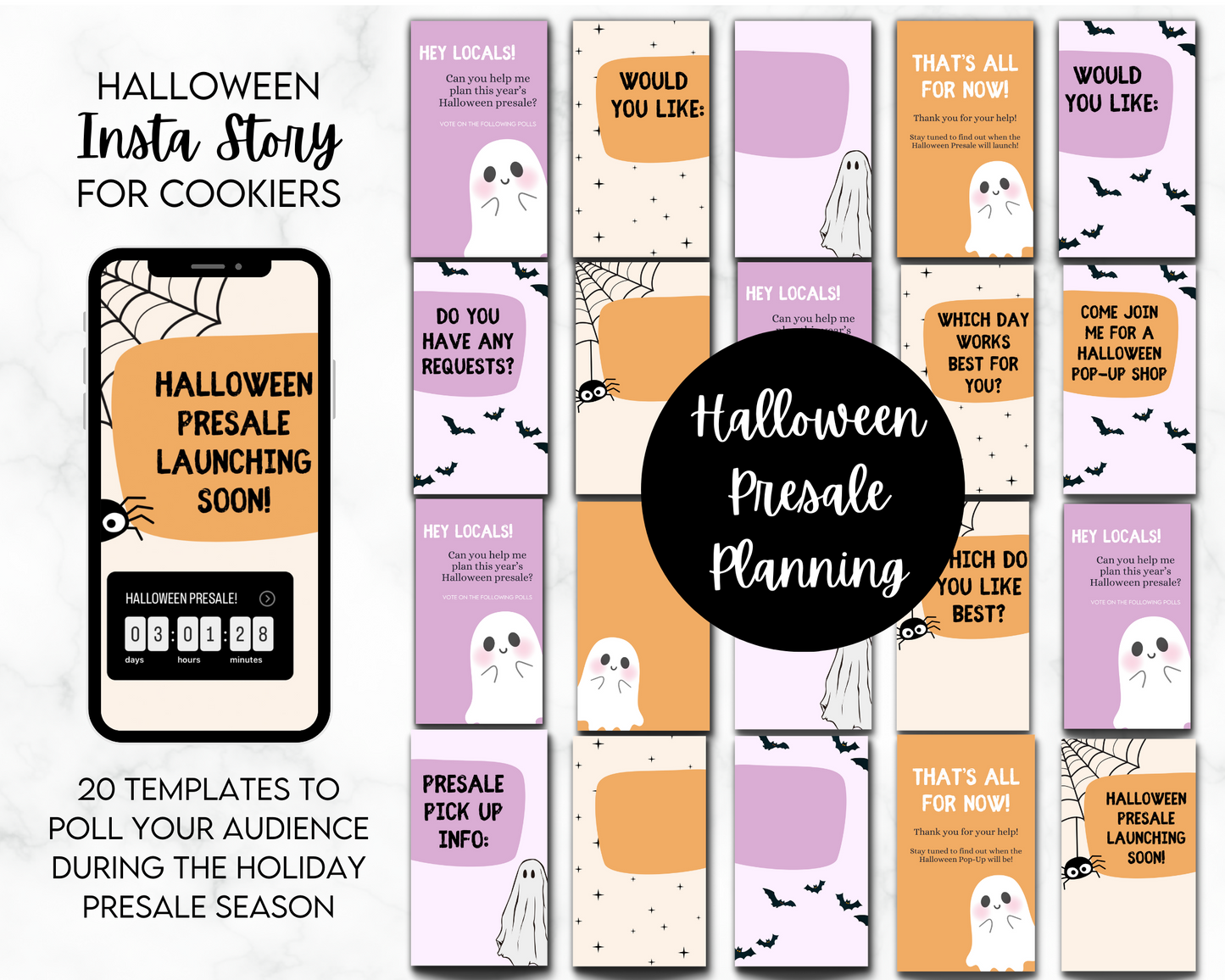 Halloween - Instagram Story & Templates - Presale & Pop-Up
