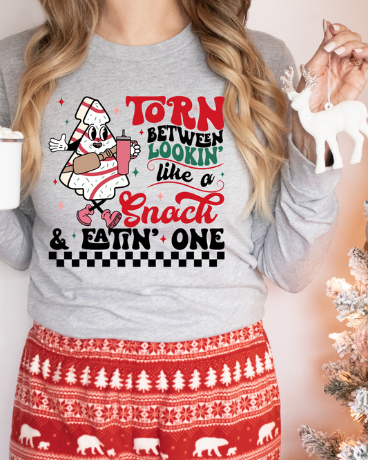 Lookin' Like a Snack - Unisex Long Sleeve Tee lol