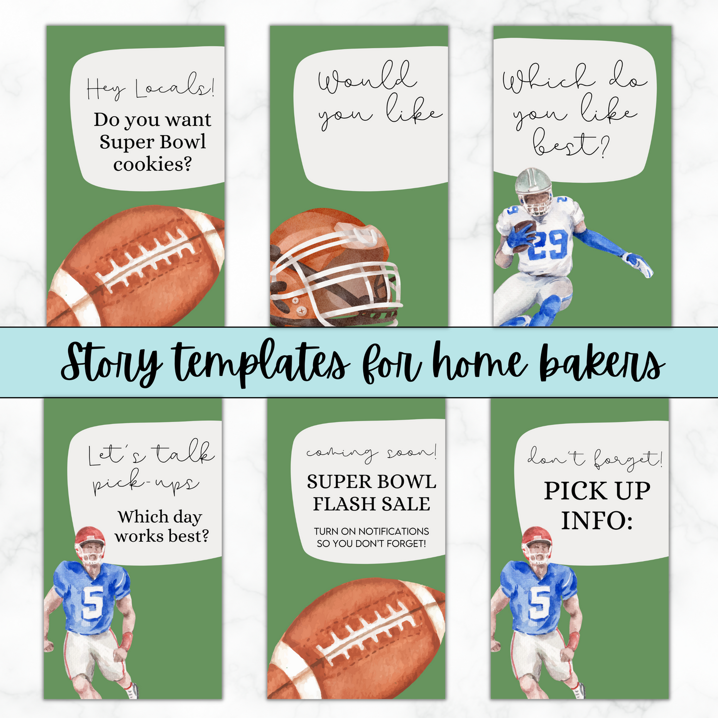 Super Bowl Flash Sale - Instagram Story & Templates - Presale & Pop-Up
