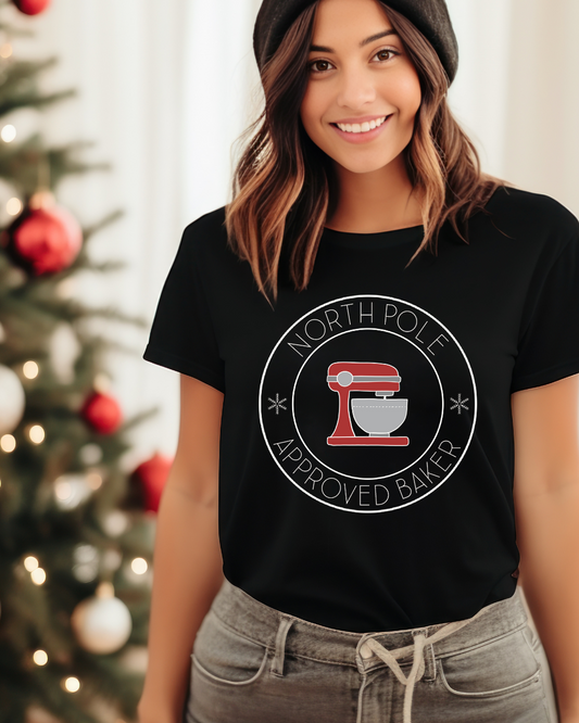 North Pole Approved Baker Unisex Tee