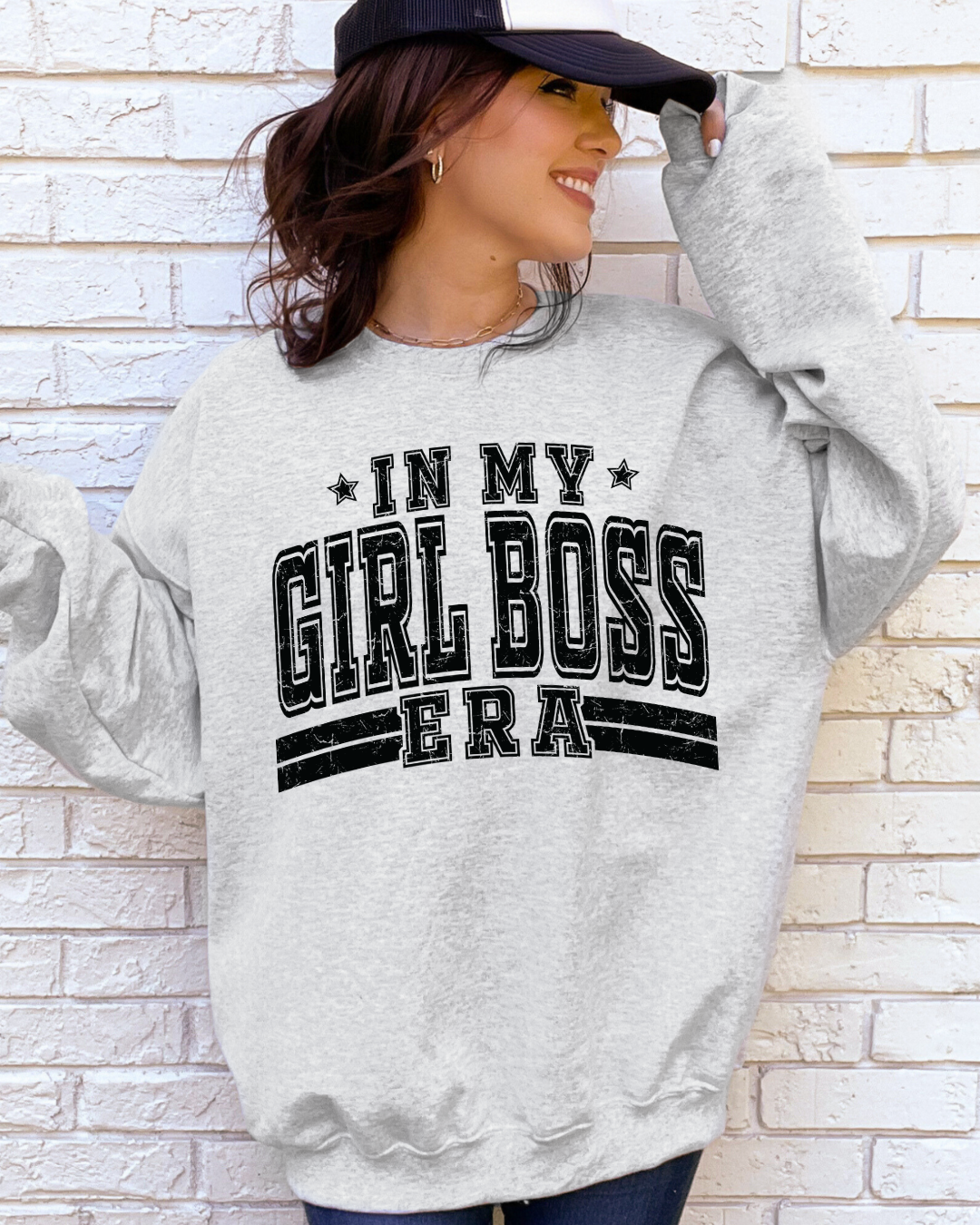 Girl top boss sweatshirt