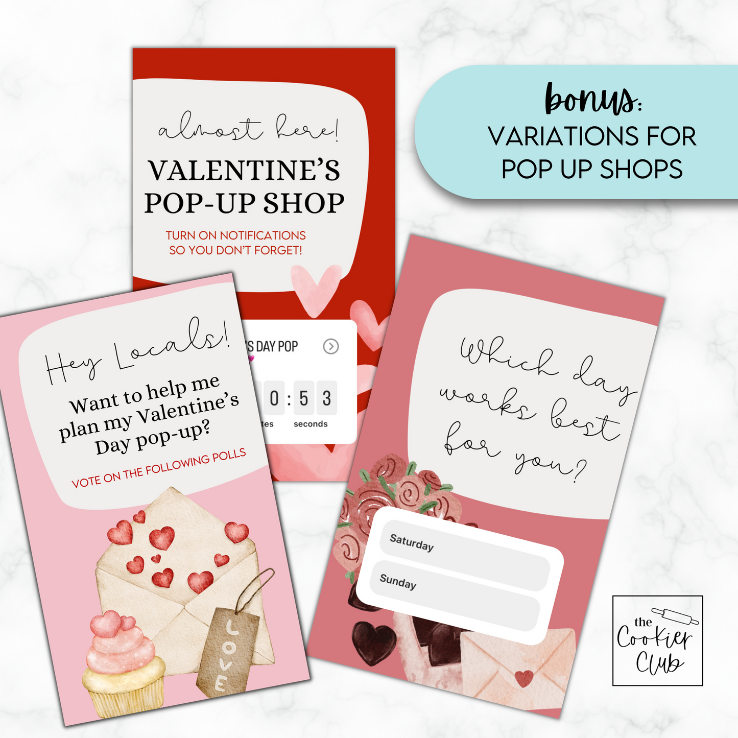 Valentine's Day - Instagram Story & Templates - Presale & Pop-Up