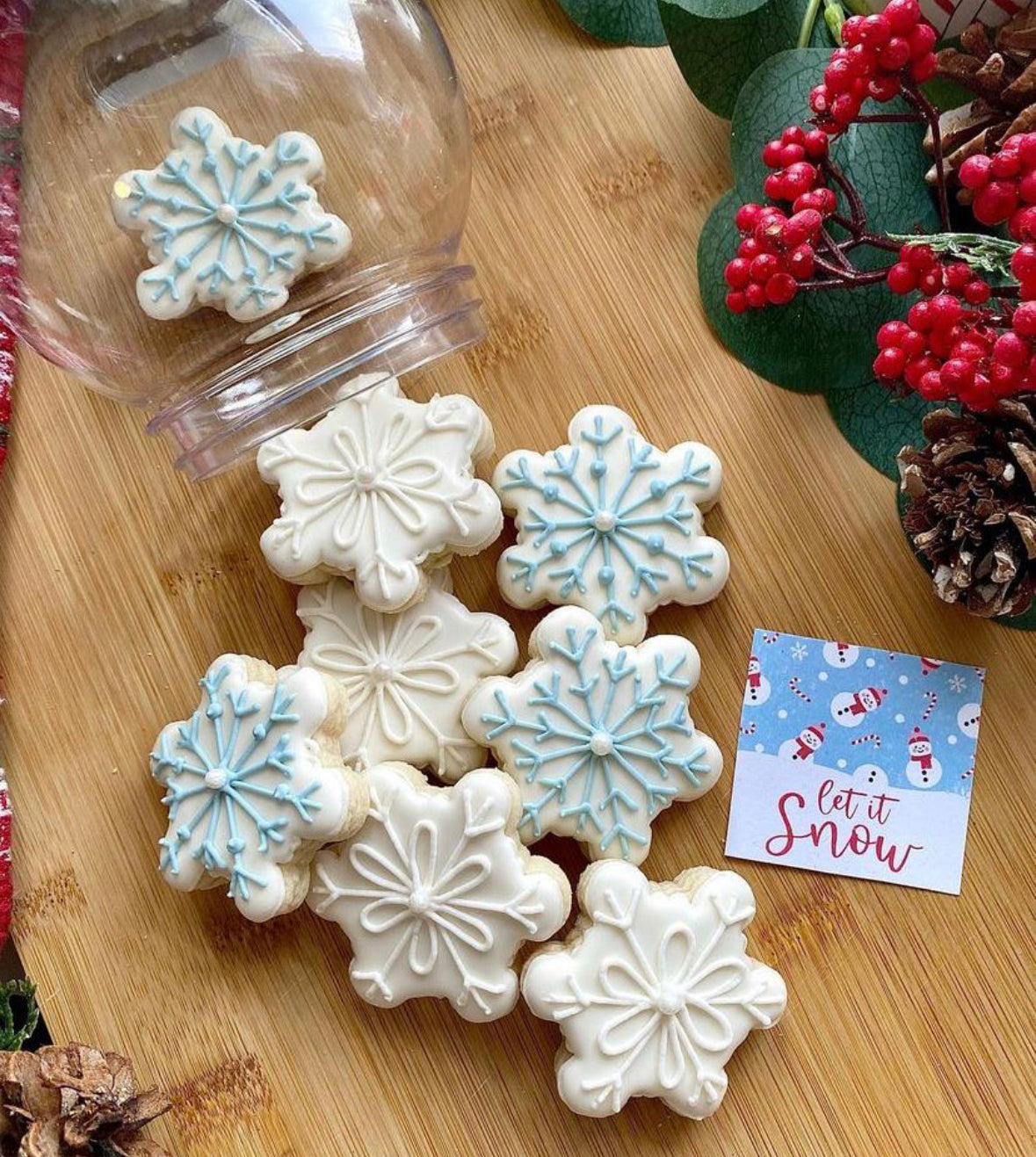 Snowglobe Minis - Christmas Cookie Presale - LOCAL PICK UP ONLY