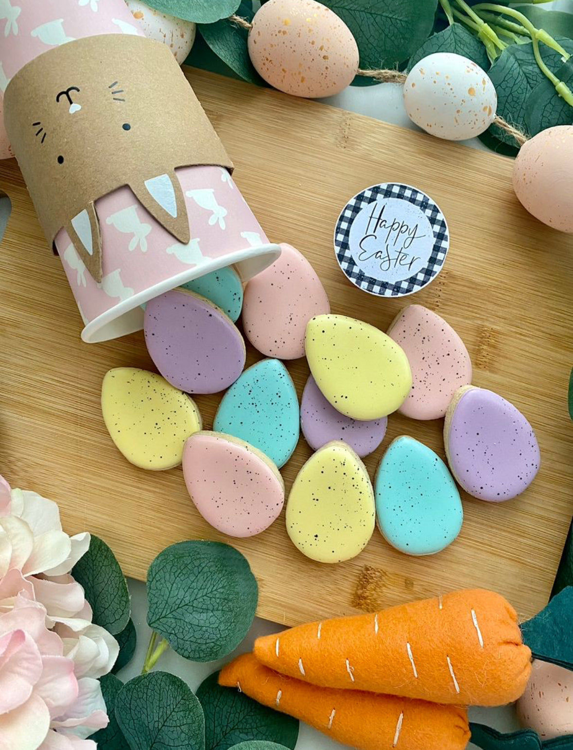 Speckled Eggs Mini Dozen Box - Easter Cookie Presale - LOCAL PICK UP ONLY