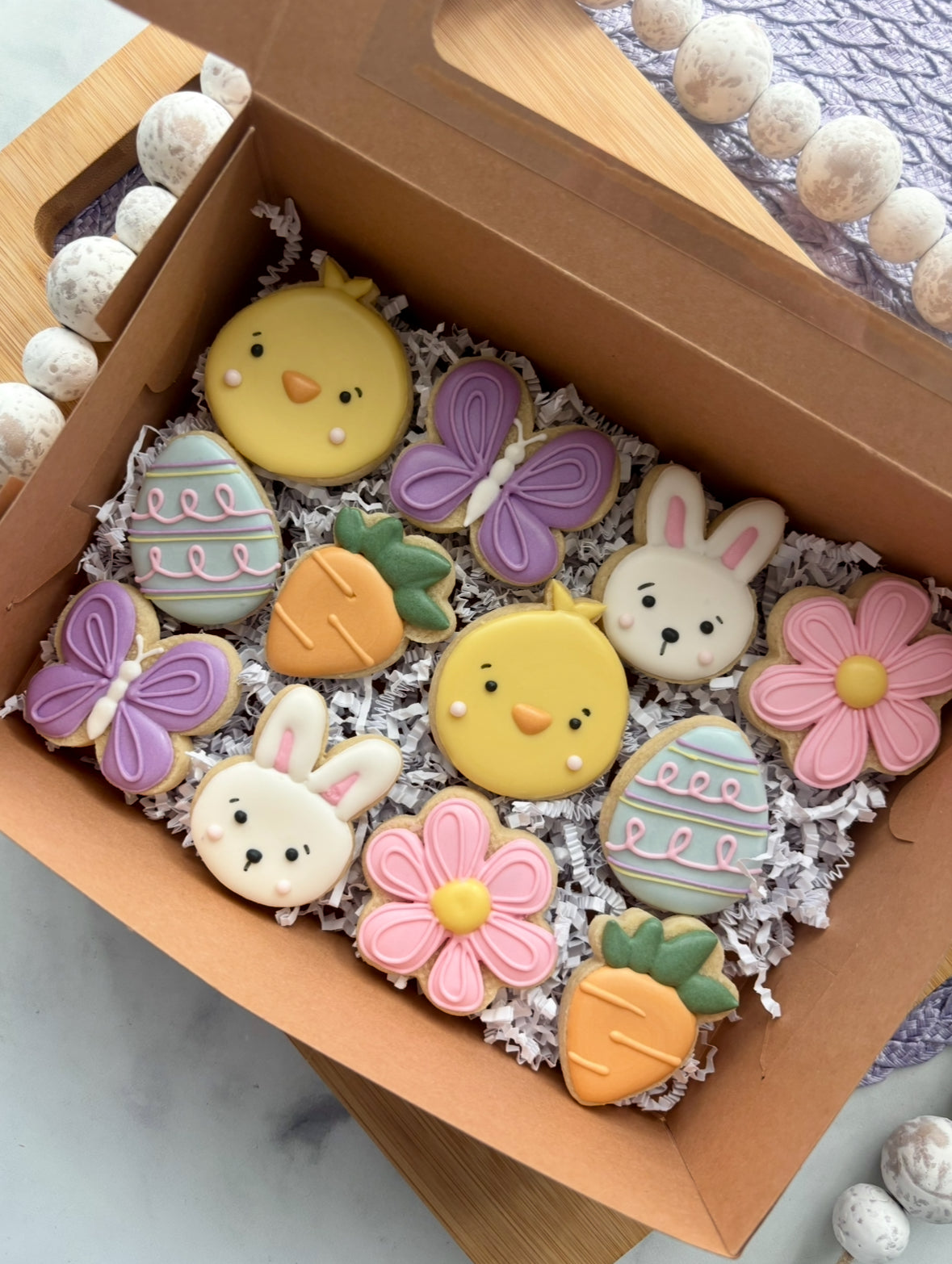 Assorted Mini Dozen Box - Easter Cookie Presale - LOCAL PICK UP ONLY