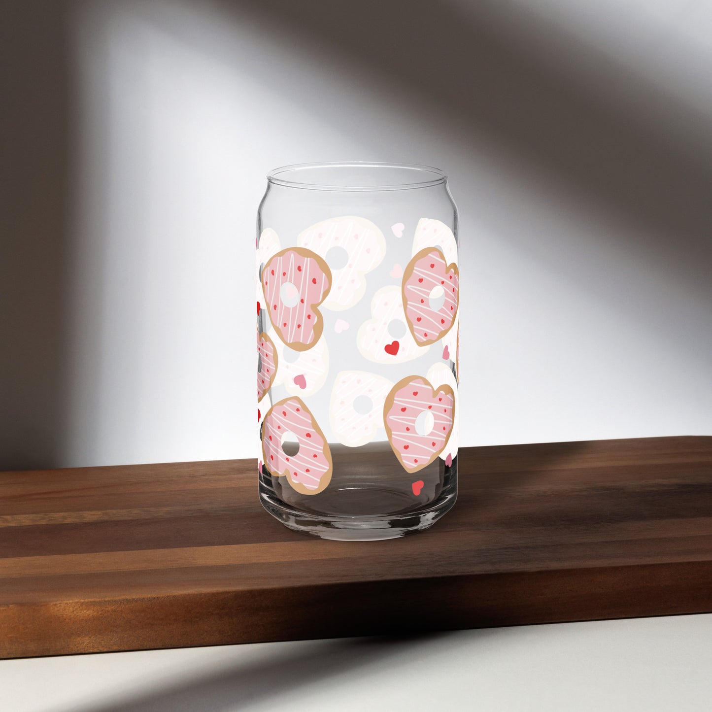 Heart Cookies - 16oz Libbey Glass Can