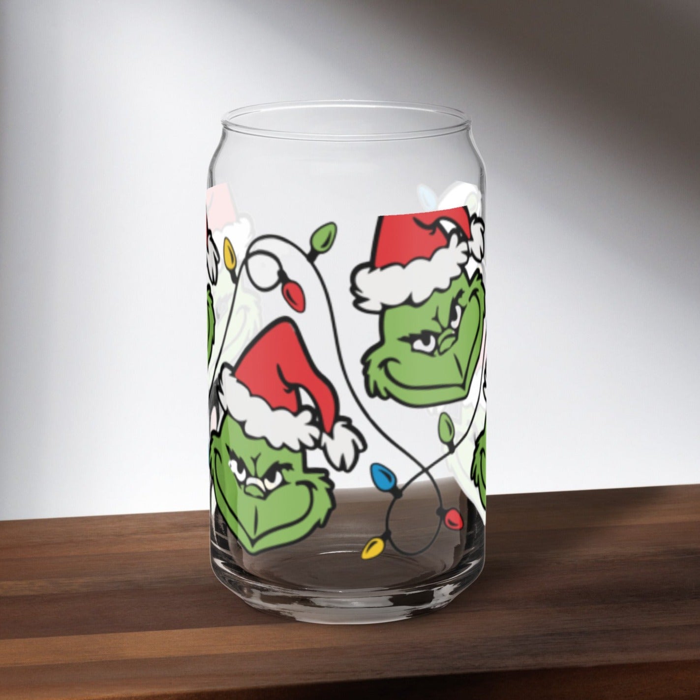 Grinchmas - 16 oz Libbey Glass Can