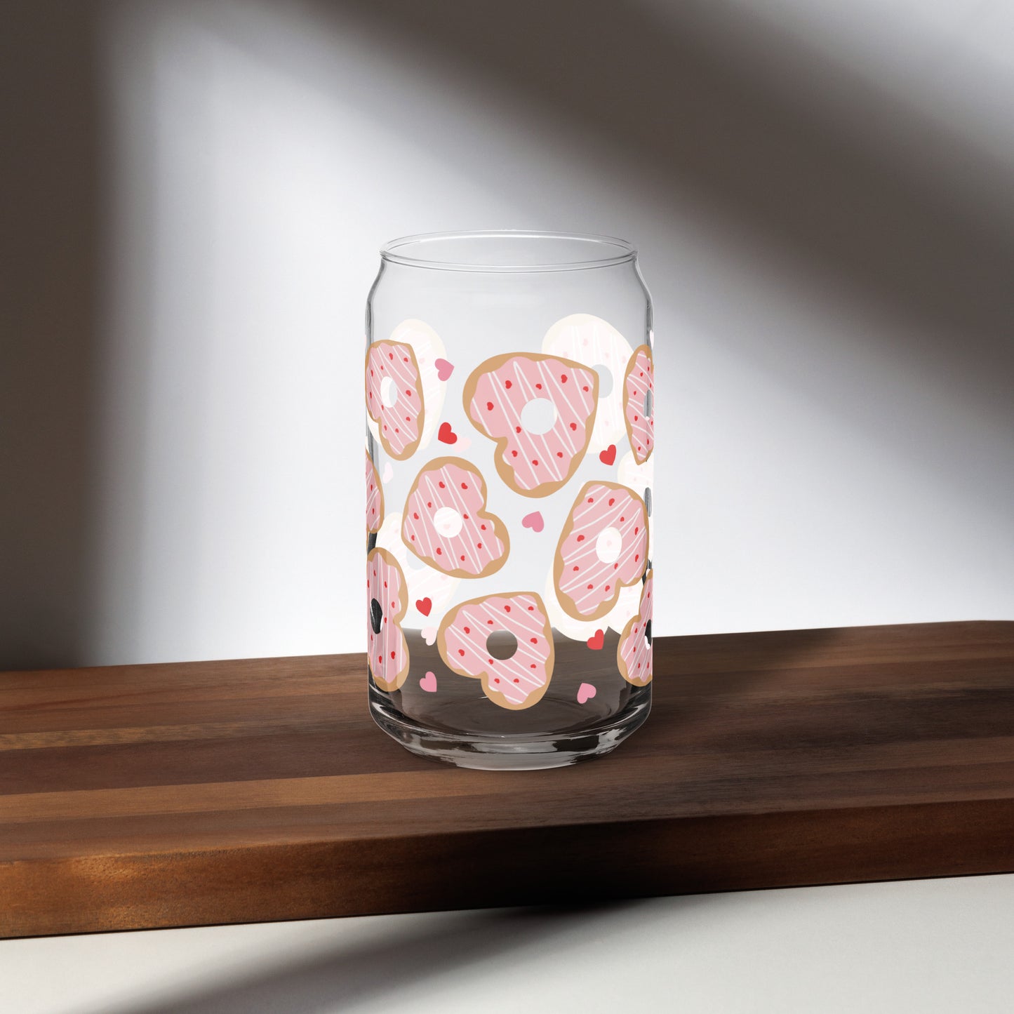 Heart Cookies - 16oz Libbey Glass Can