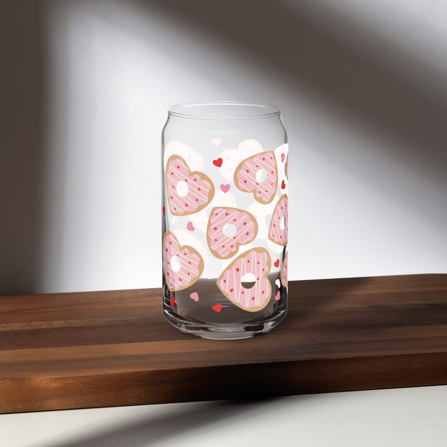 Heart Cookies - 16oz Libbey Glass Can