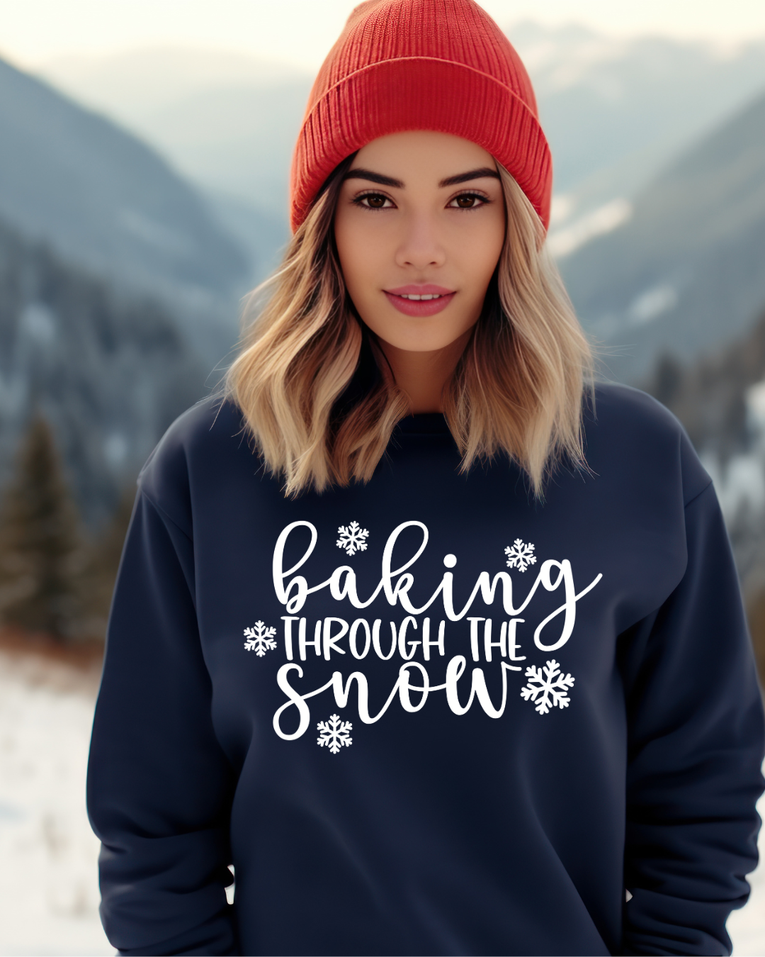 Snow blue sweatshirt hot sale