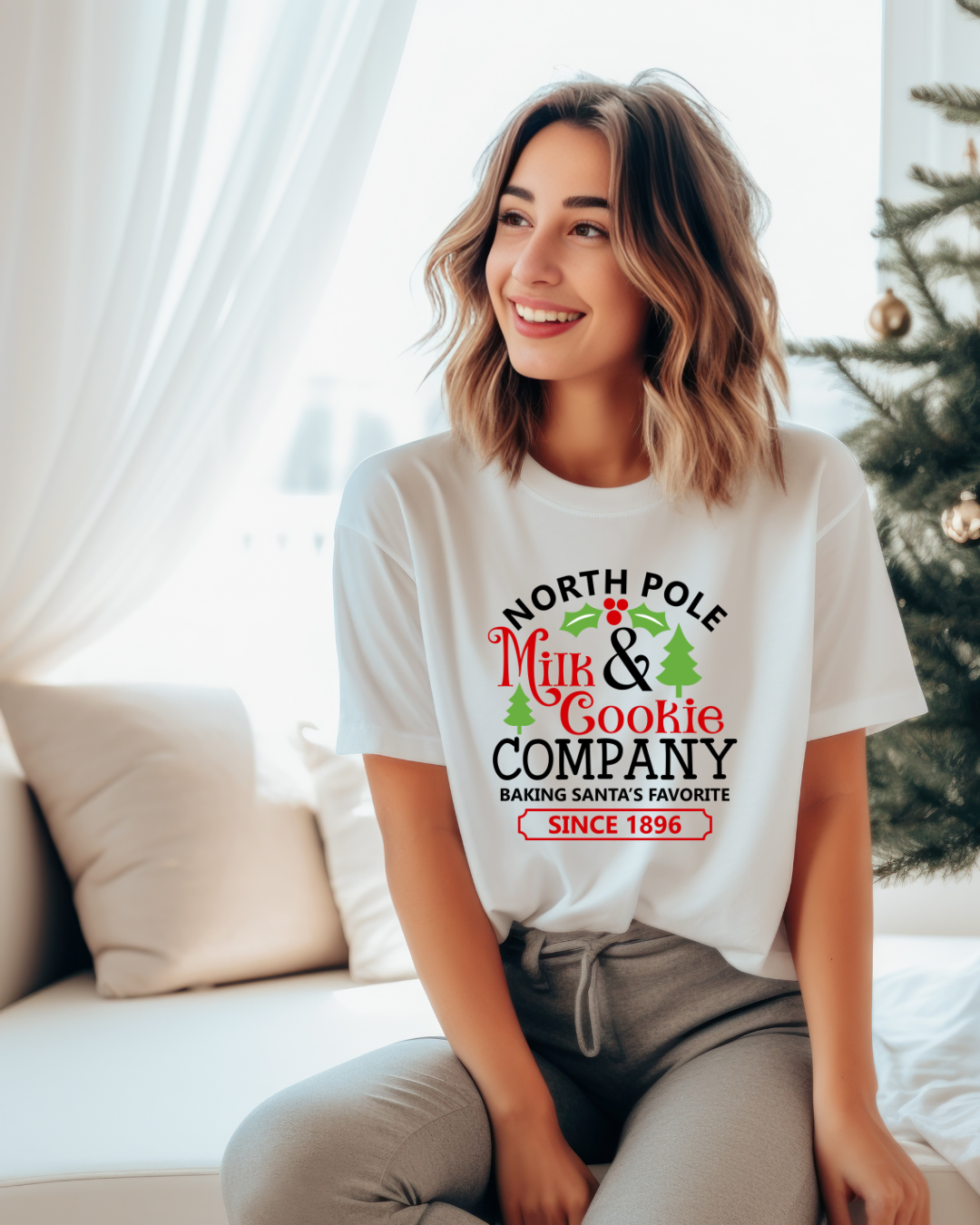 North Pole Milk & Cookie Co. Unisex Tee