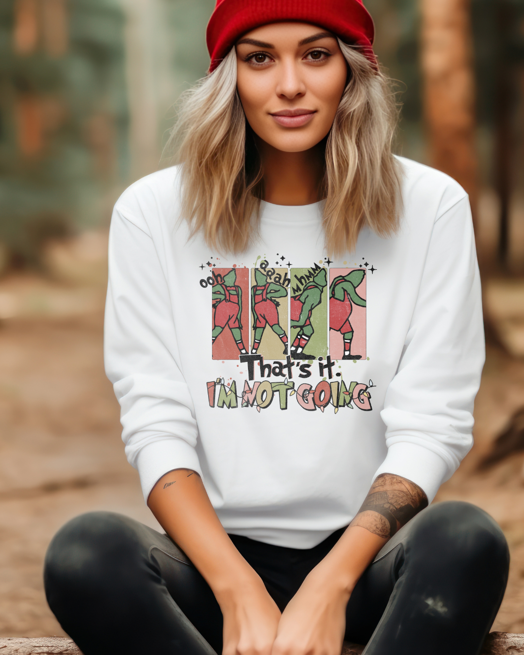 That's It, I'm Not Going - Grinchmas - Unisex Premium Sweatshirt