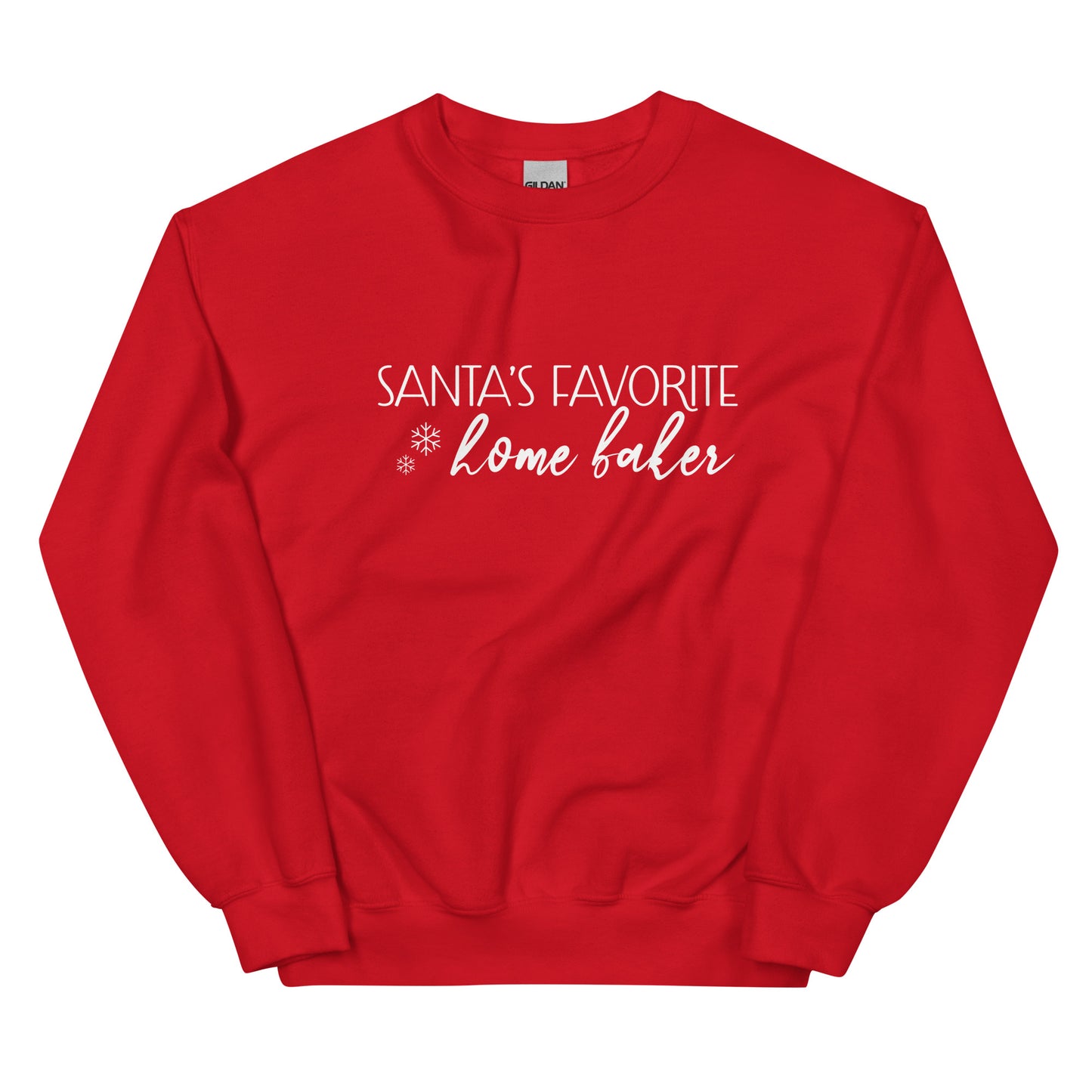 Santa's Favorite Home Baker Unisex Sweatshirt