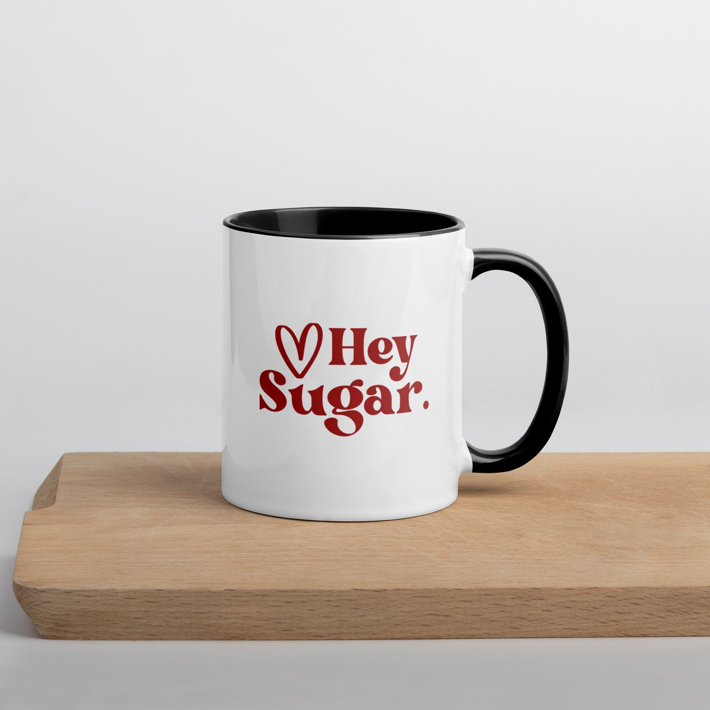 Hey Sugar - Mug with Color Inside