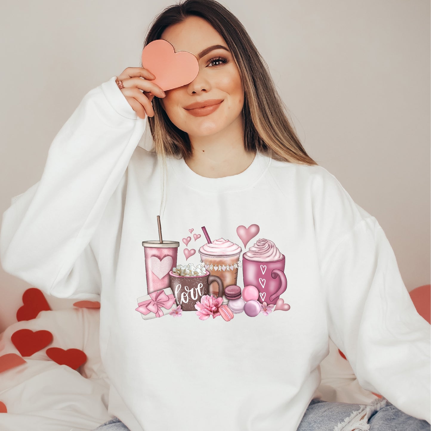 In Love with Coffee Unisex Sweatshirt