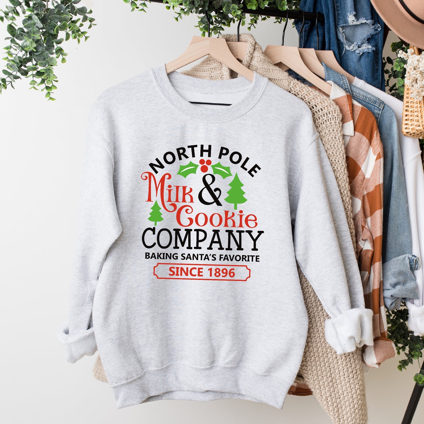 North Pole Milk & Cookie Co. Unisex Sweatshirt