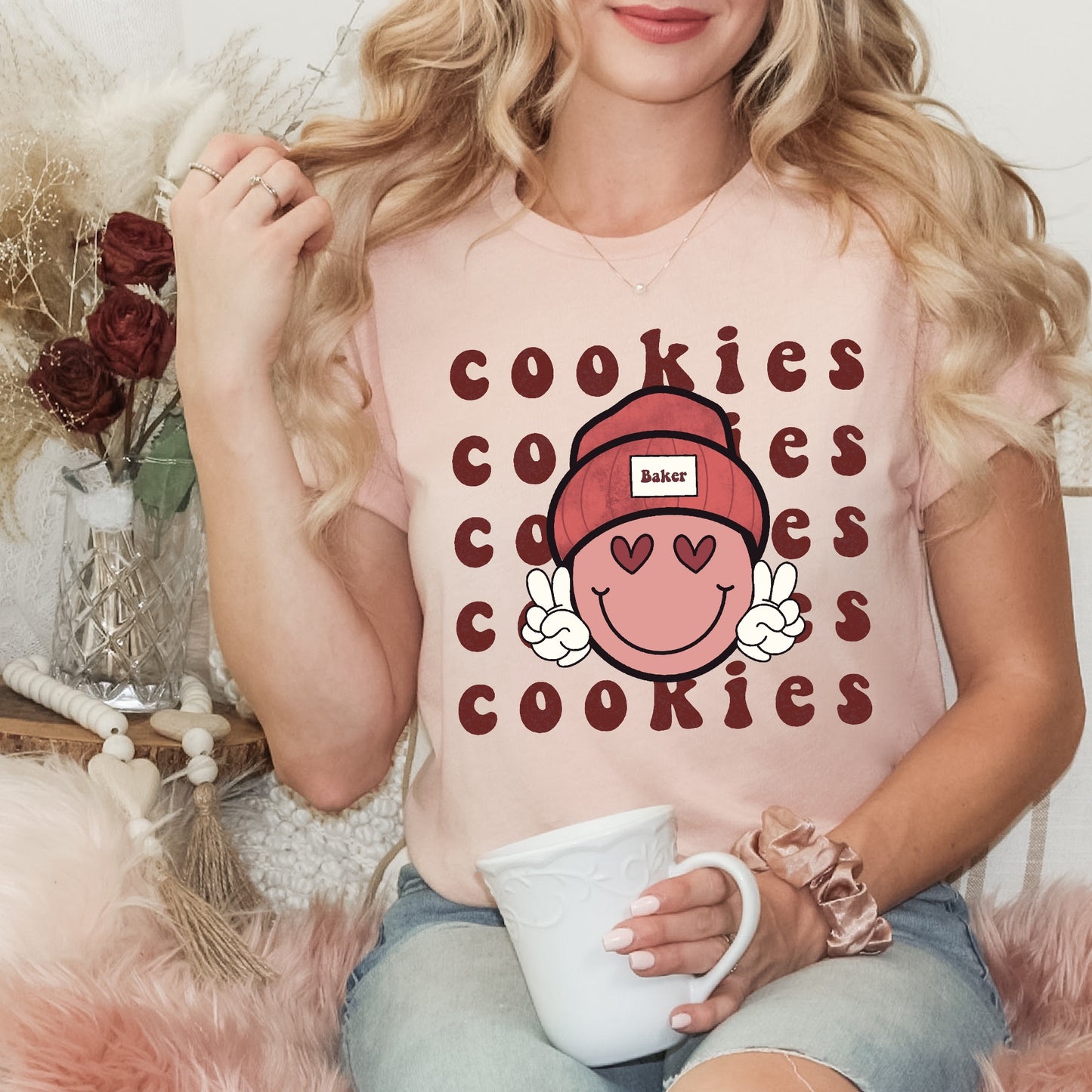 Peace. Love. Cookies Unisex Tee