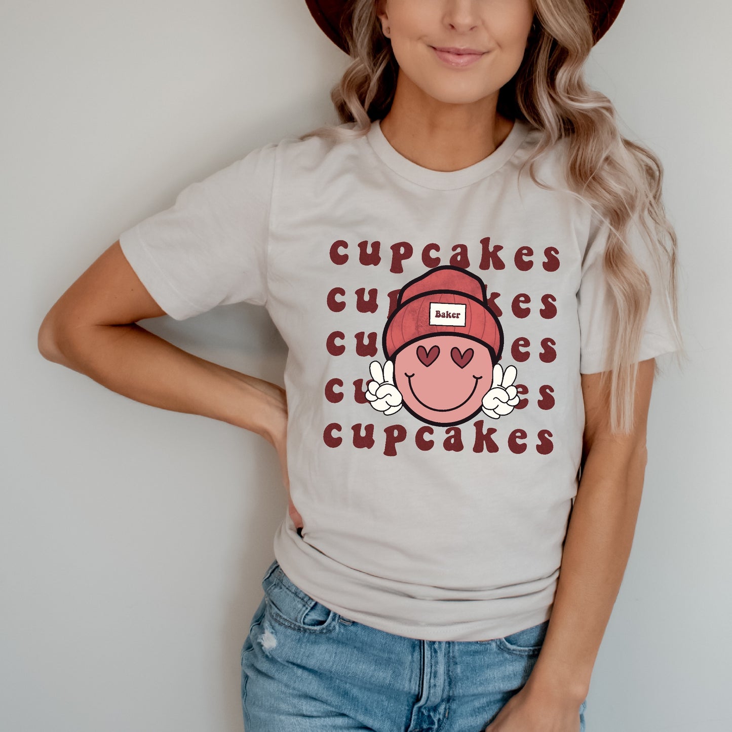 Peace. Love. Cupcakes Unisex Tee