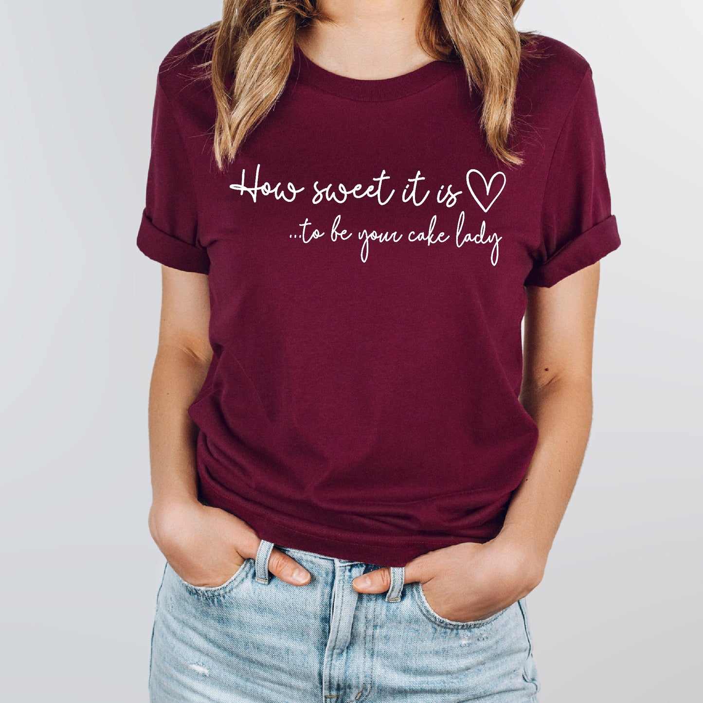 How Sweet Cake Lady Unisex Tee