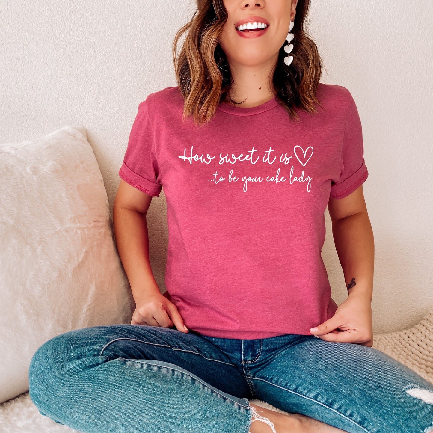 How Sweet Cake Lady Unisex Tee