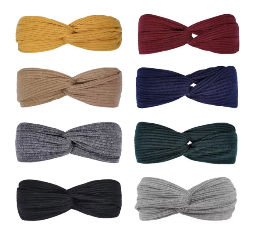 Twist Knot Baker Bands - One Size - Multiple Colors