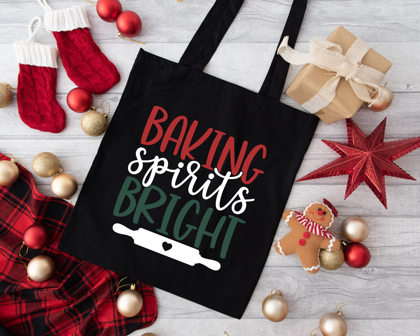 Baking Spirits Bright Eco Tote Bag