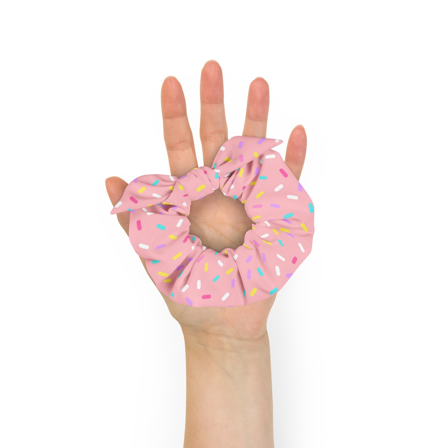 Sprinkled with Love Scrunchie in Pink