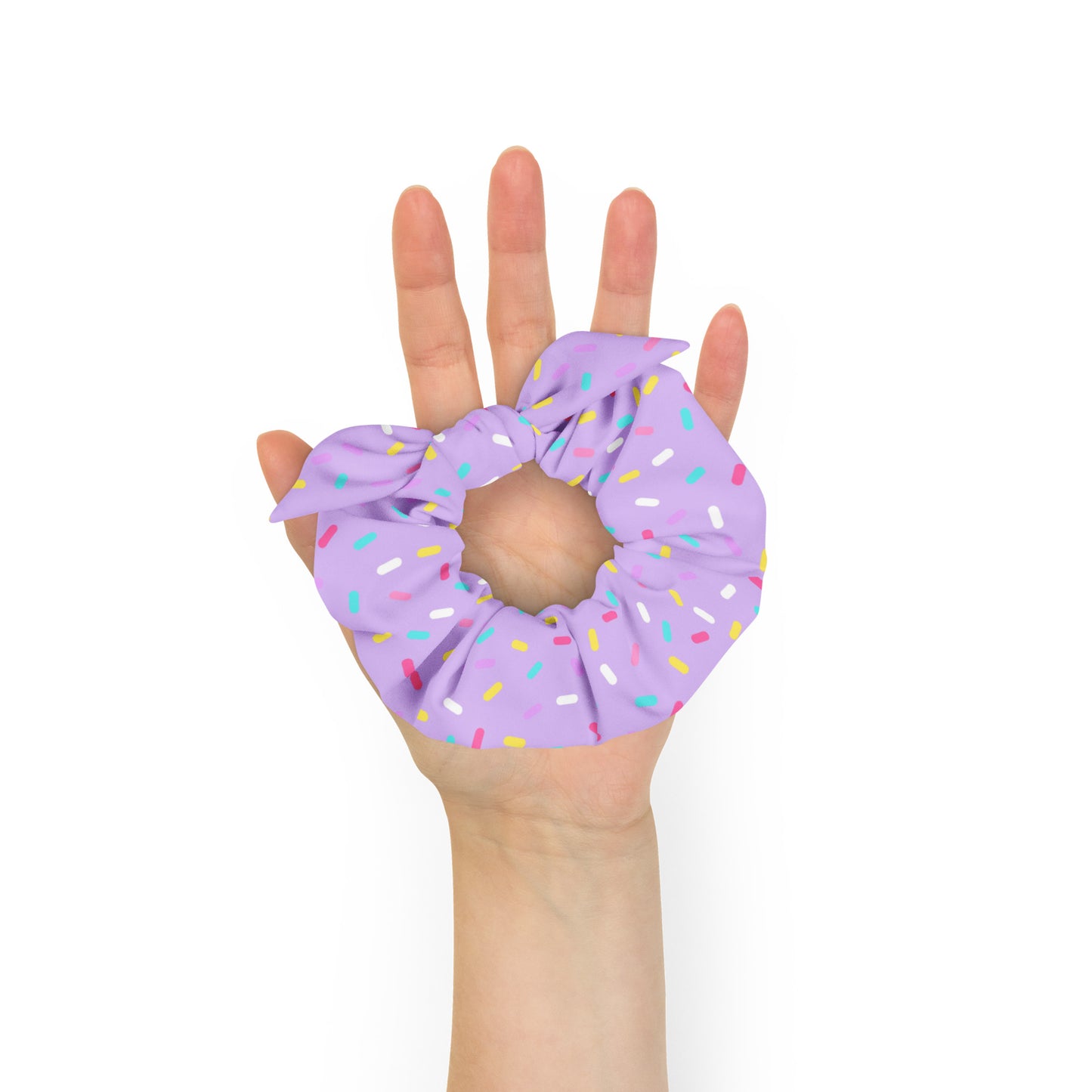 Sprinkled with Love Scrunchie in Lavendar