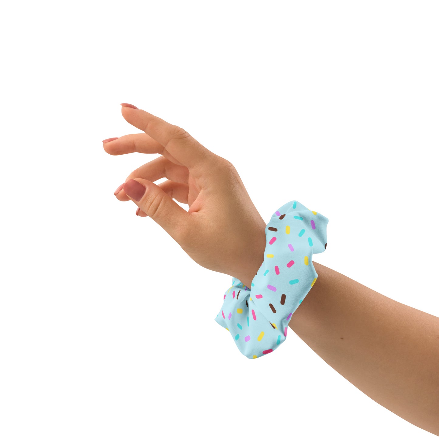 Sprinkled with Love Scrunchie in Blue