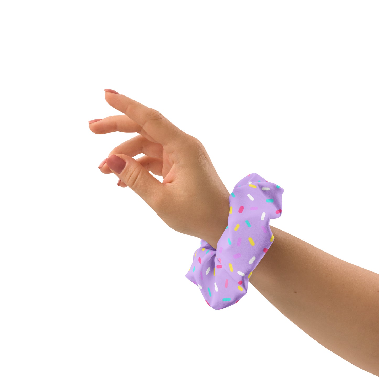 Sprinkled with Love Scrunchie in Lavendar