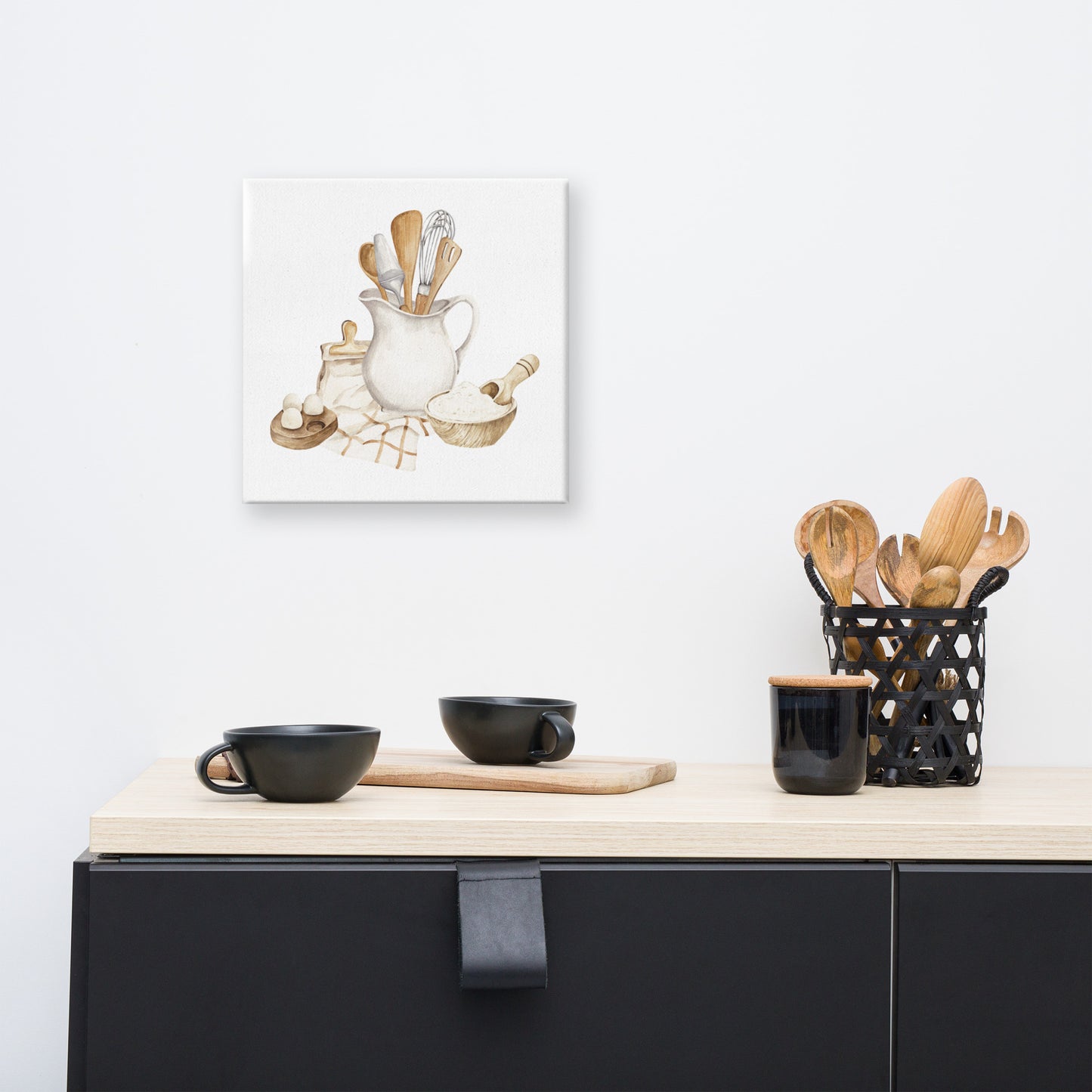In the Kitchen - Canvas Wall Art