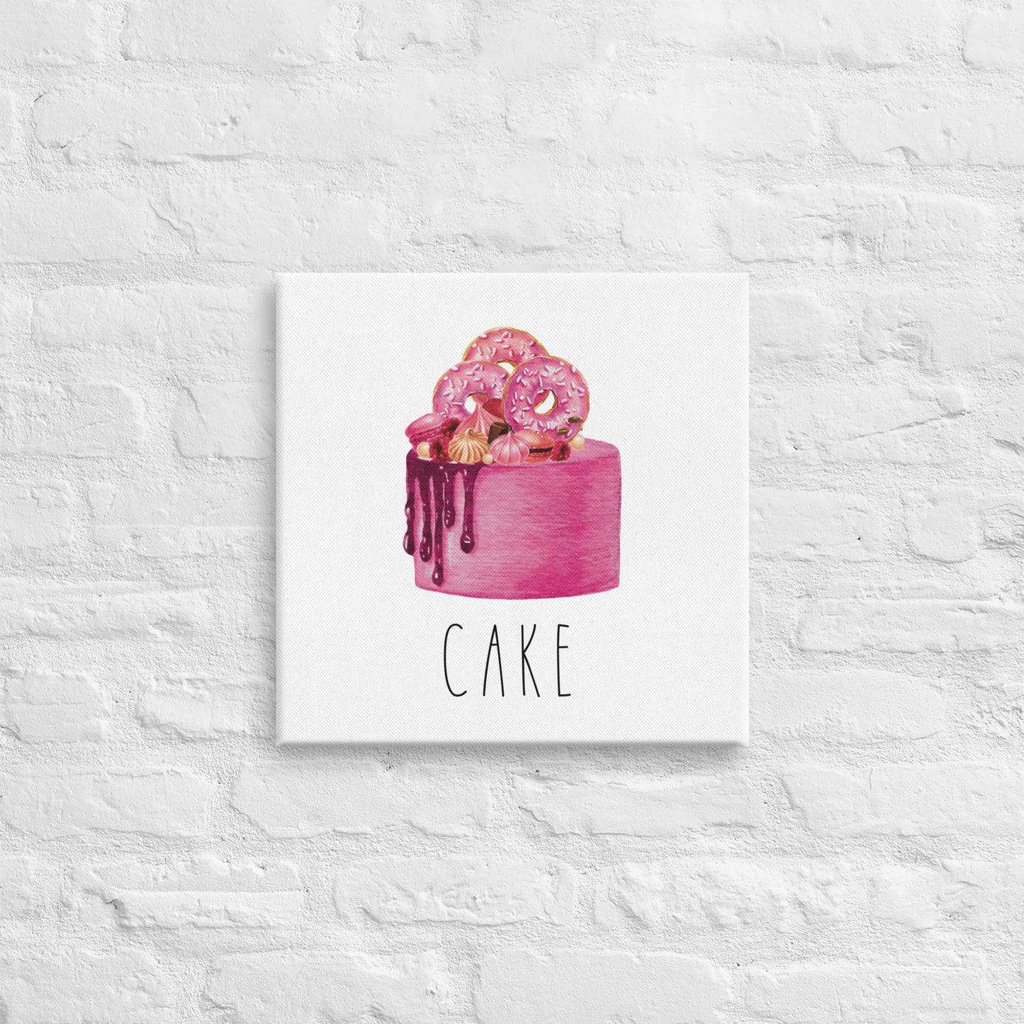 Cake - Canvas Wall Art
