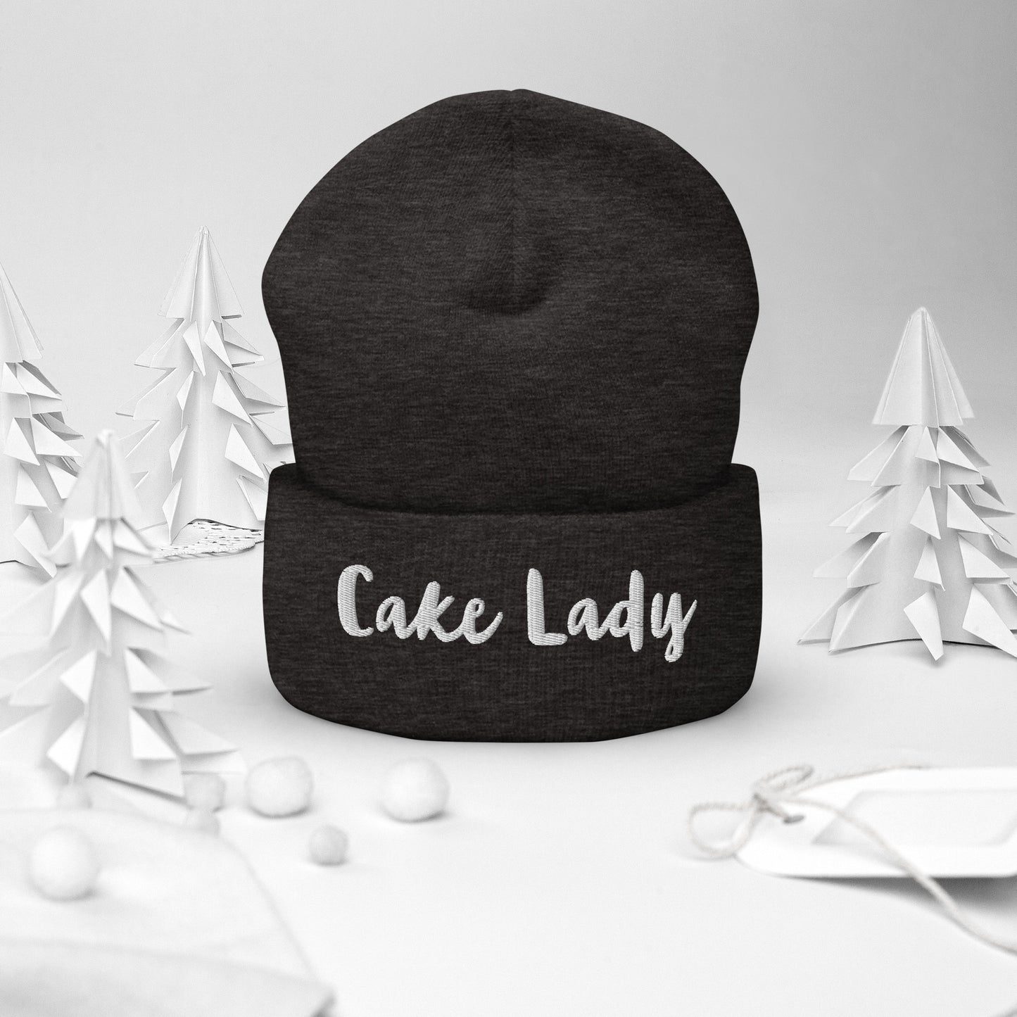 Cake Lady - Cuffed Beanie