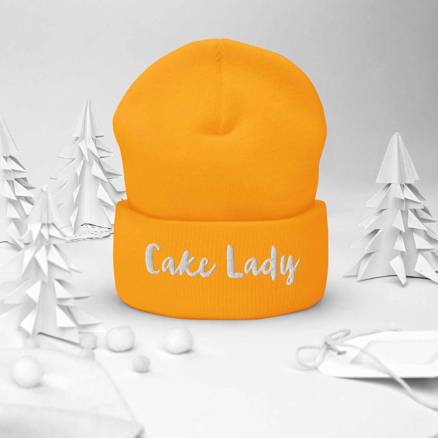 Cake Lady - Cuffed Beanie