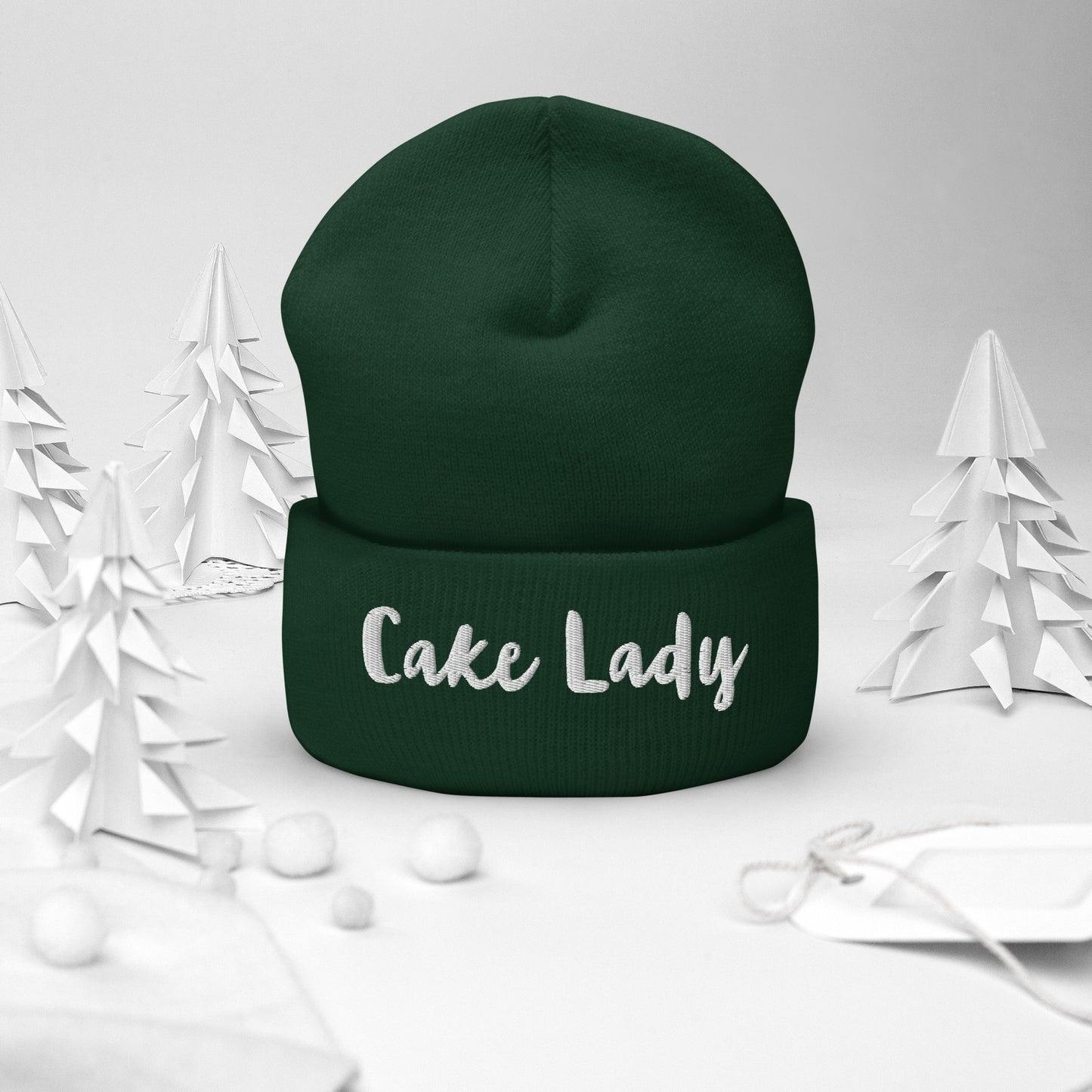 Cake Lady - Cuffed Beanie