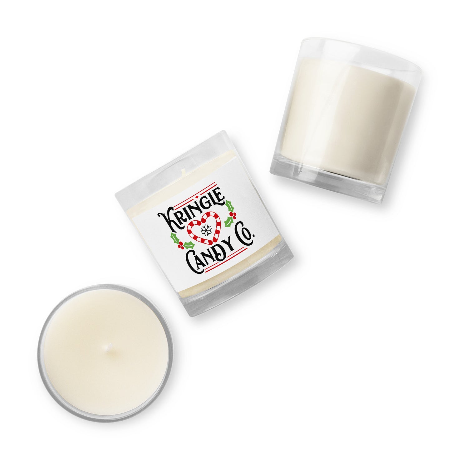 Kringle Candy Co. Glass Jar Soy Wax Candle