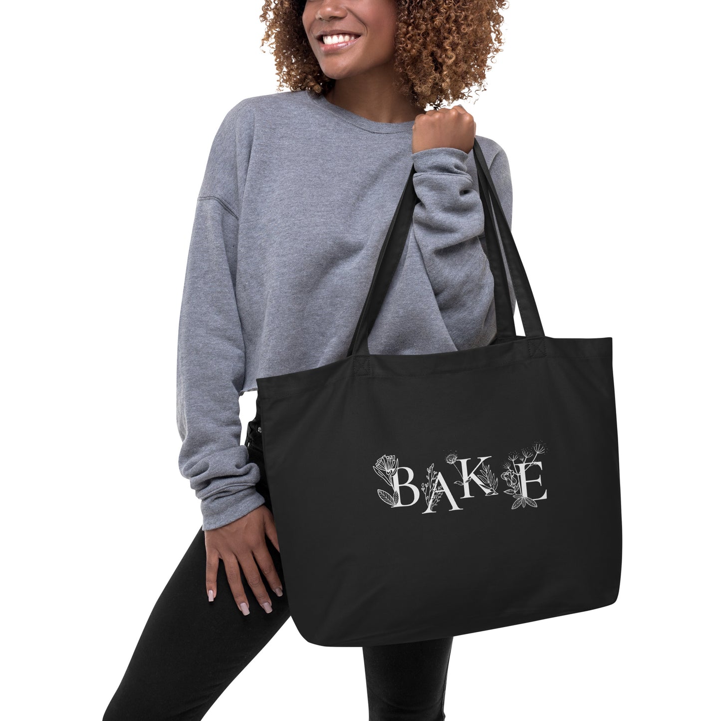 Bake Botanicals - Large Organic Tote Bag