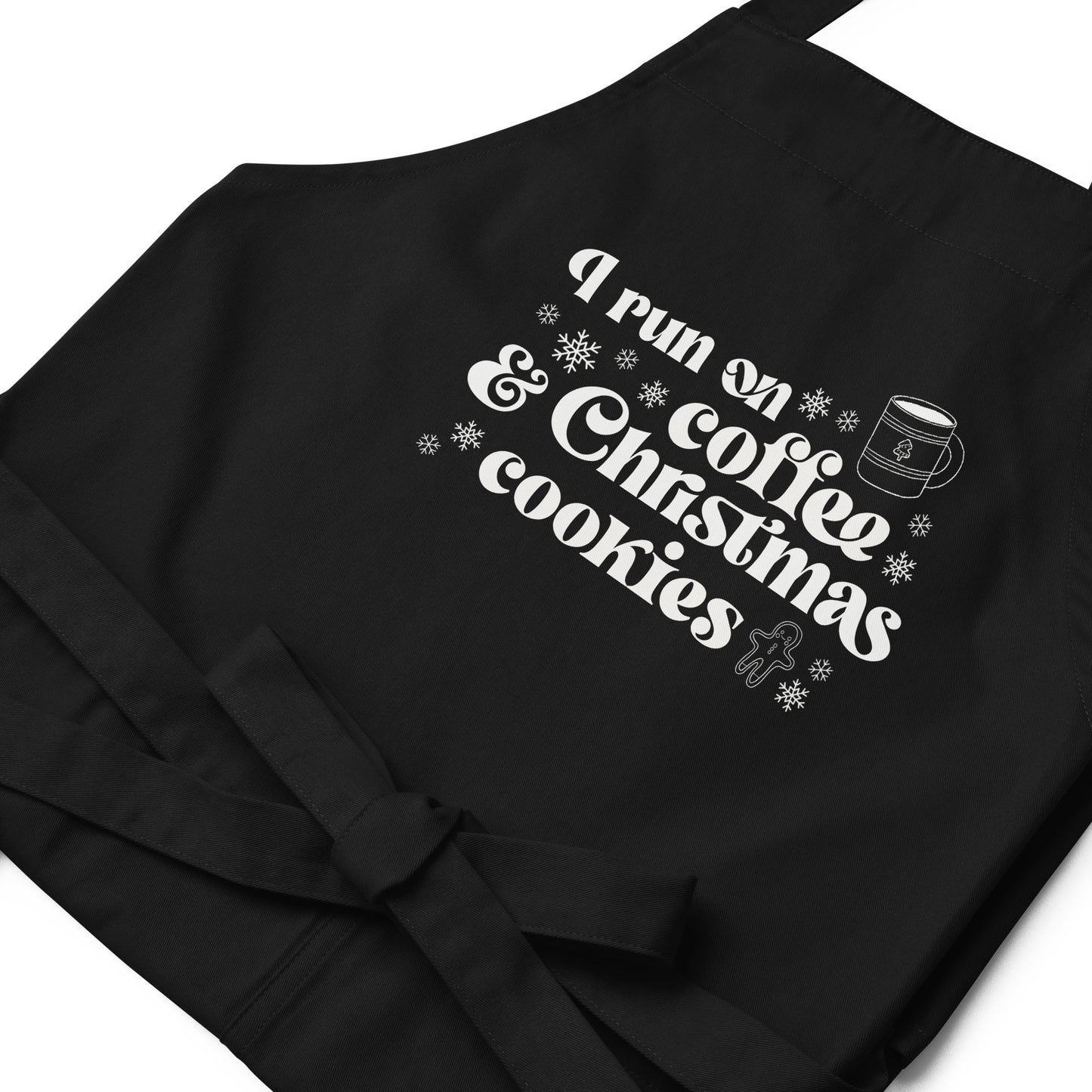 Coffee & Christmas Cookies - Printed - Organic Cotton Apron