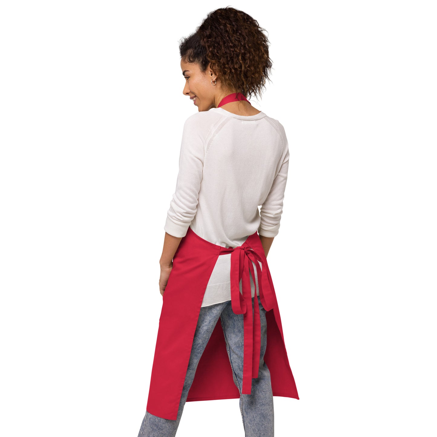 Coffee & Christmas Cookies - Printed - Organic Cotton Apron