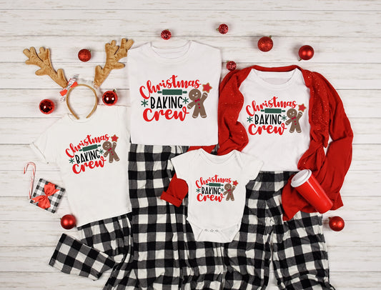 Christmas Baking Crew Youth Short Sleeve T-Shirt