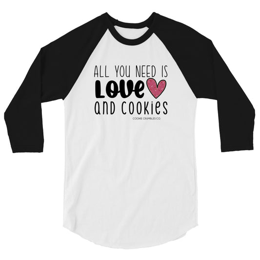 Love and Cookies - Baseball Tee
