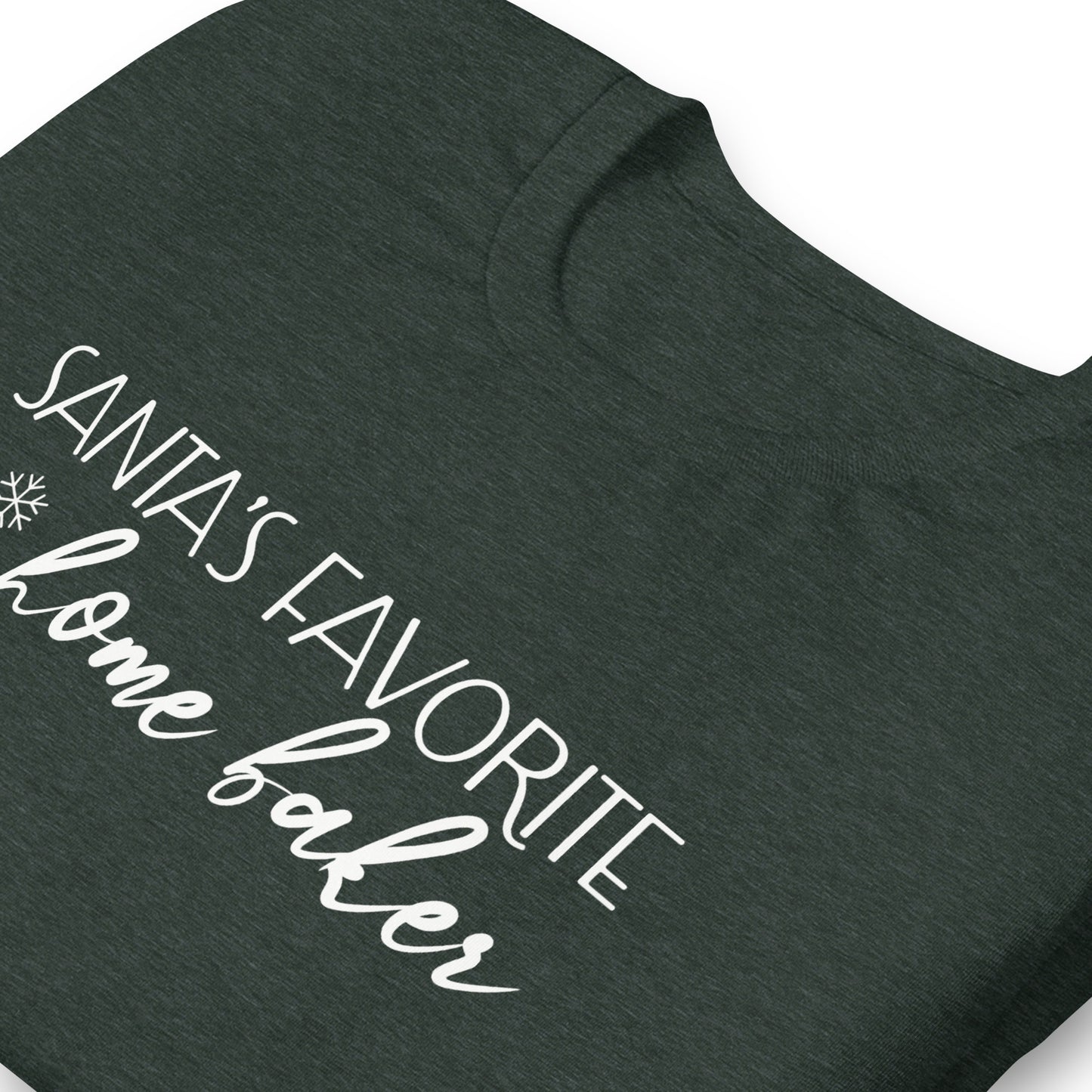 Santa's Favorite Home Baker Unisex Tee