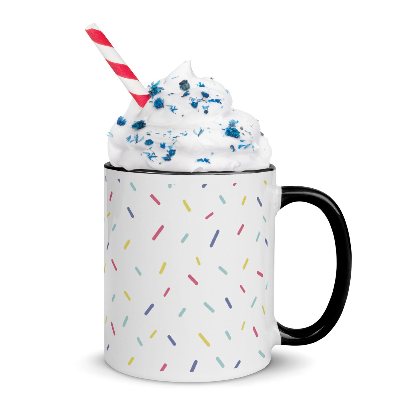 Sprinkles - Ceramic Mug with Color Inside