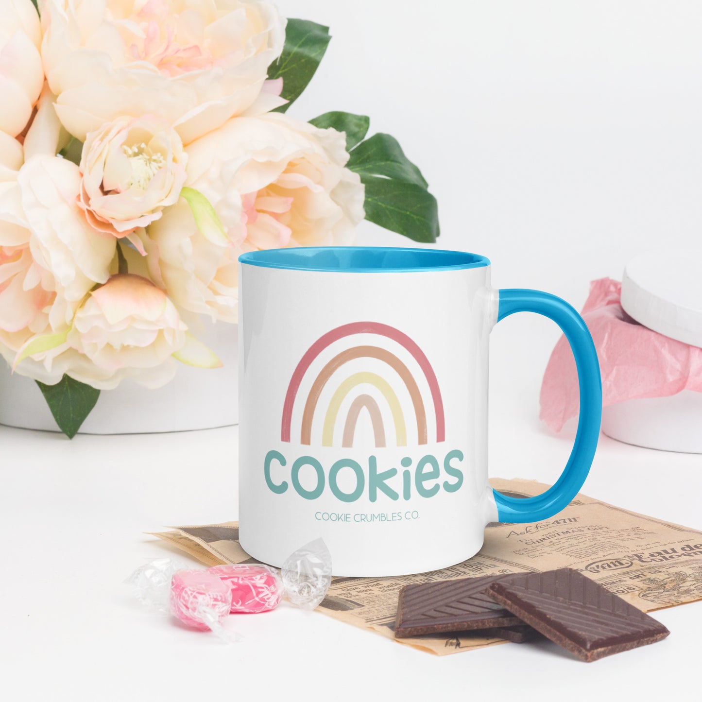 Cookie Rainbow - Mug with Color Inside