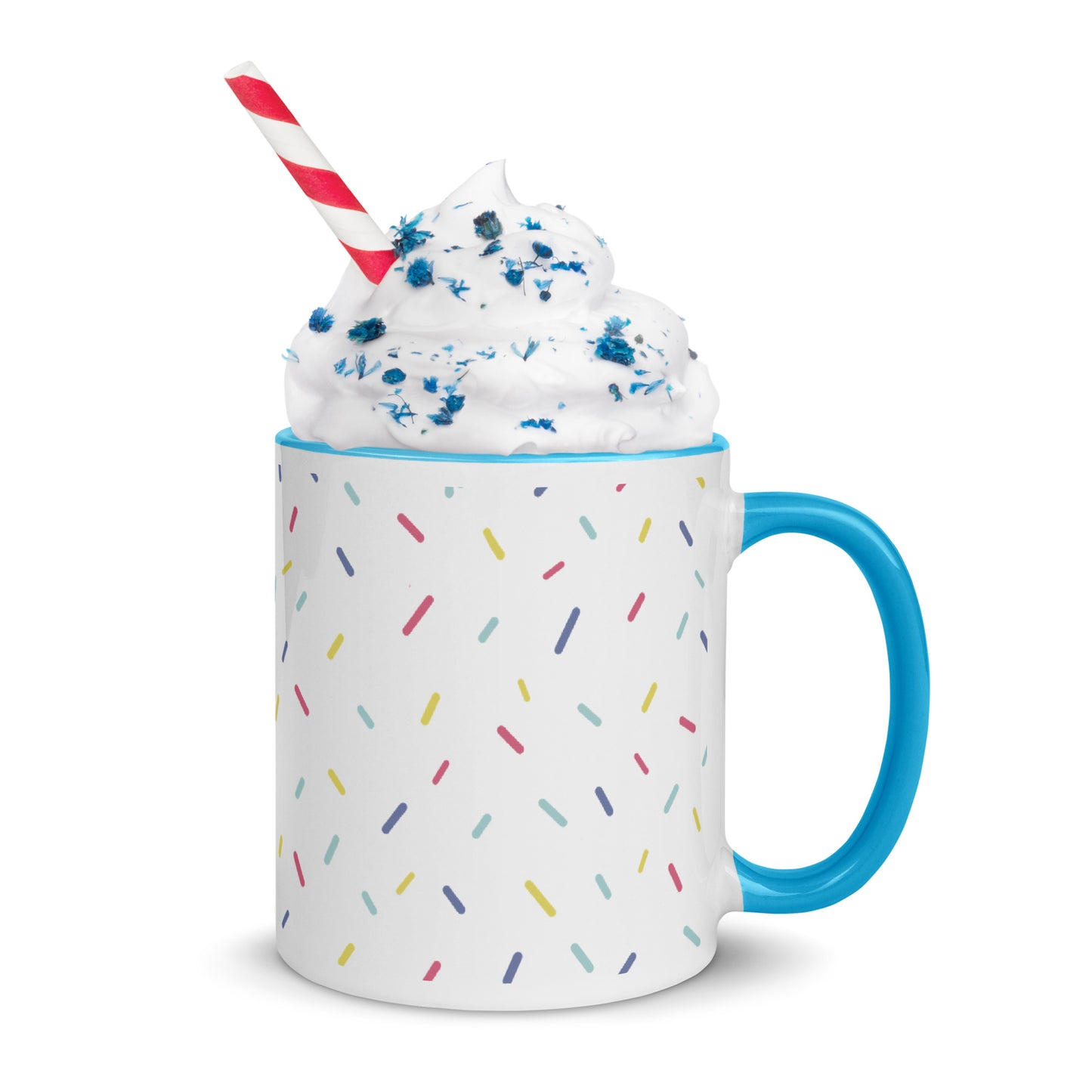 Sprinkles - Ceramic Mug with Color Inside