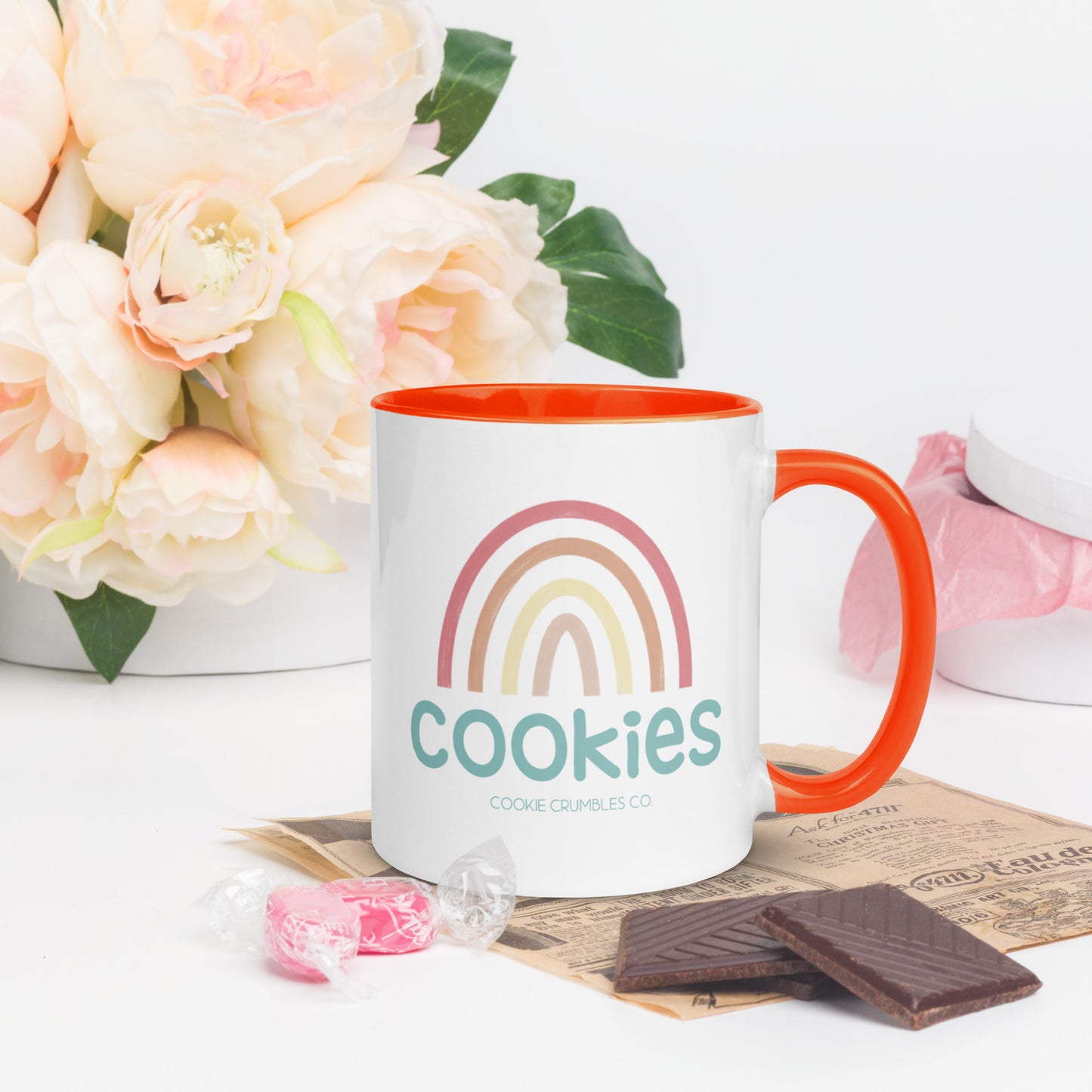 Cookie Rainbow - Mug with Color Inside