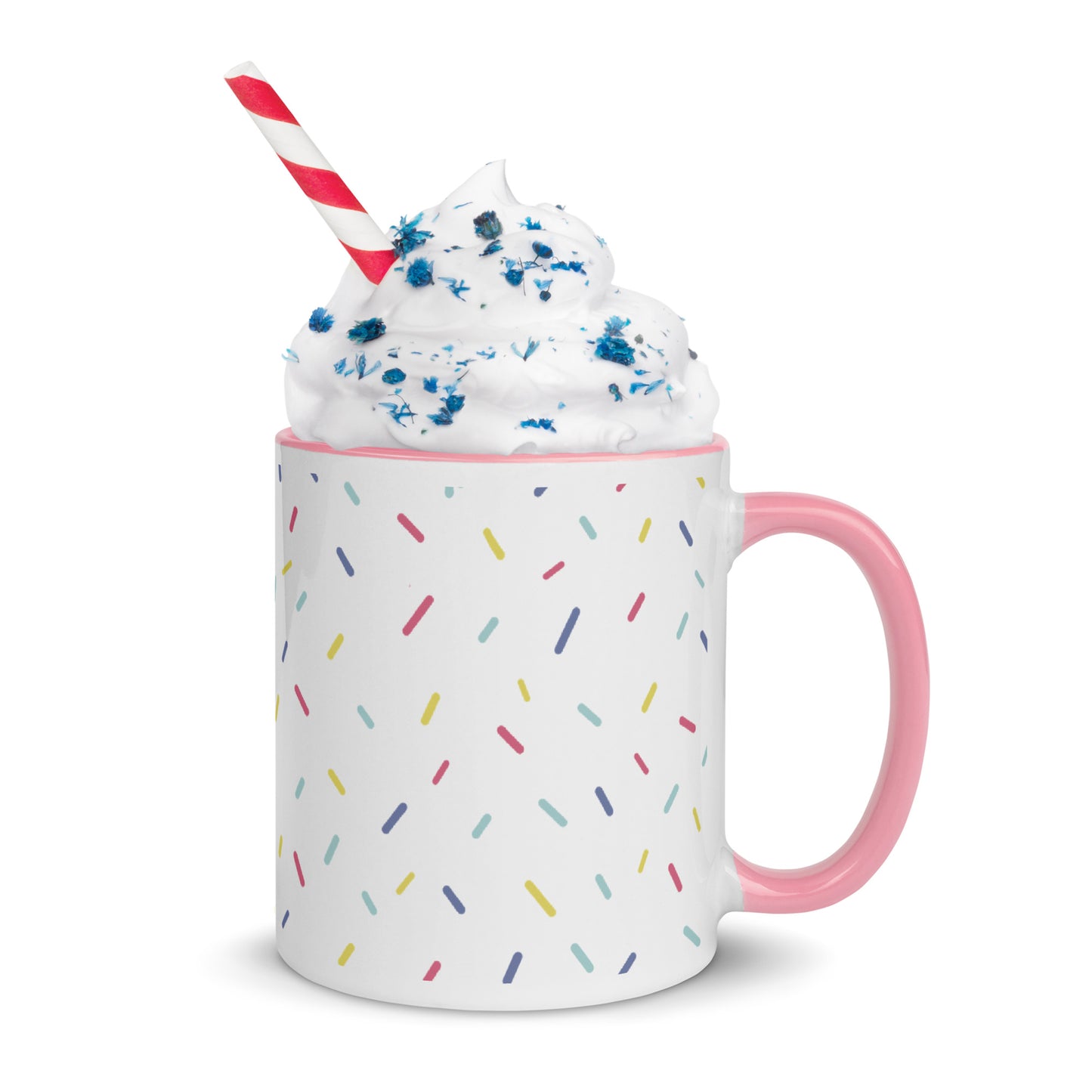 Sprinkles - Ceramic Mug with Color Inside