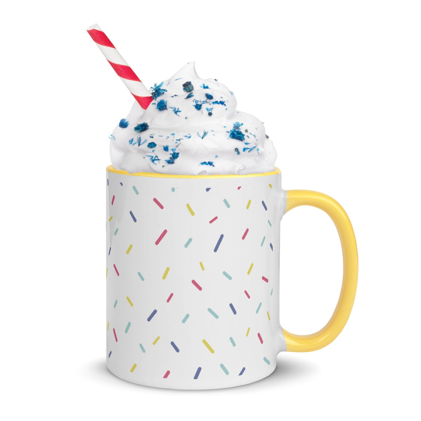 Sprinkles - Ceramic Mug with Color Inside