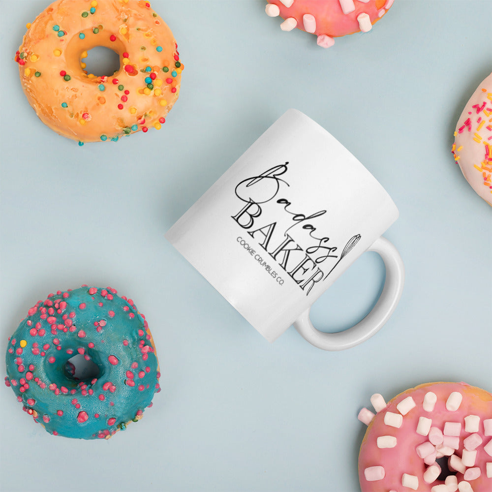 Badass Baker - White Glossy Mug