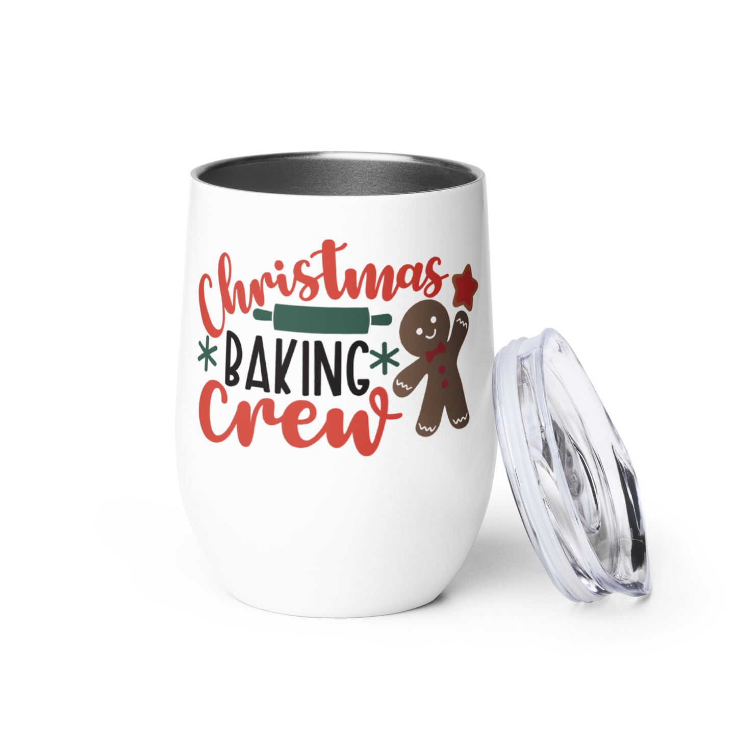 Christmas Baking Crew Wine Tumbler